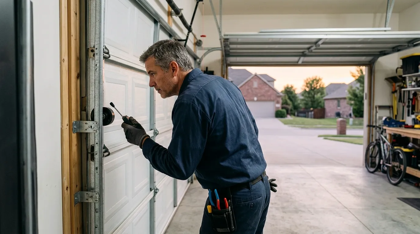 Repaired & tested - Toms River garage door service