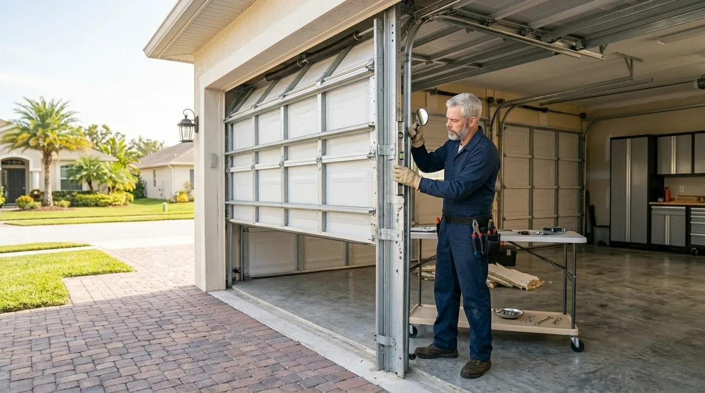 Repaired & tested - Toms River garage door service
