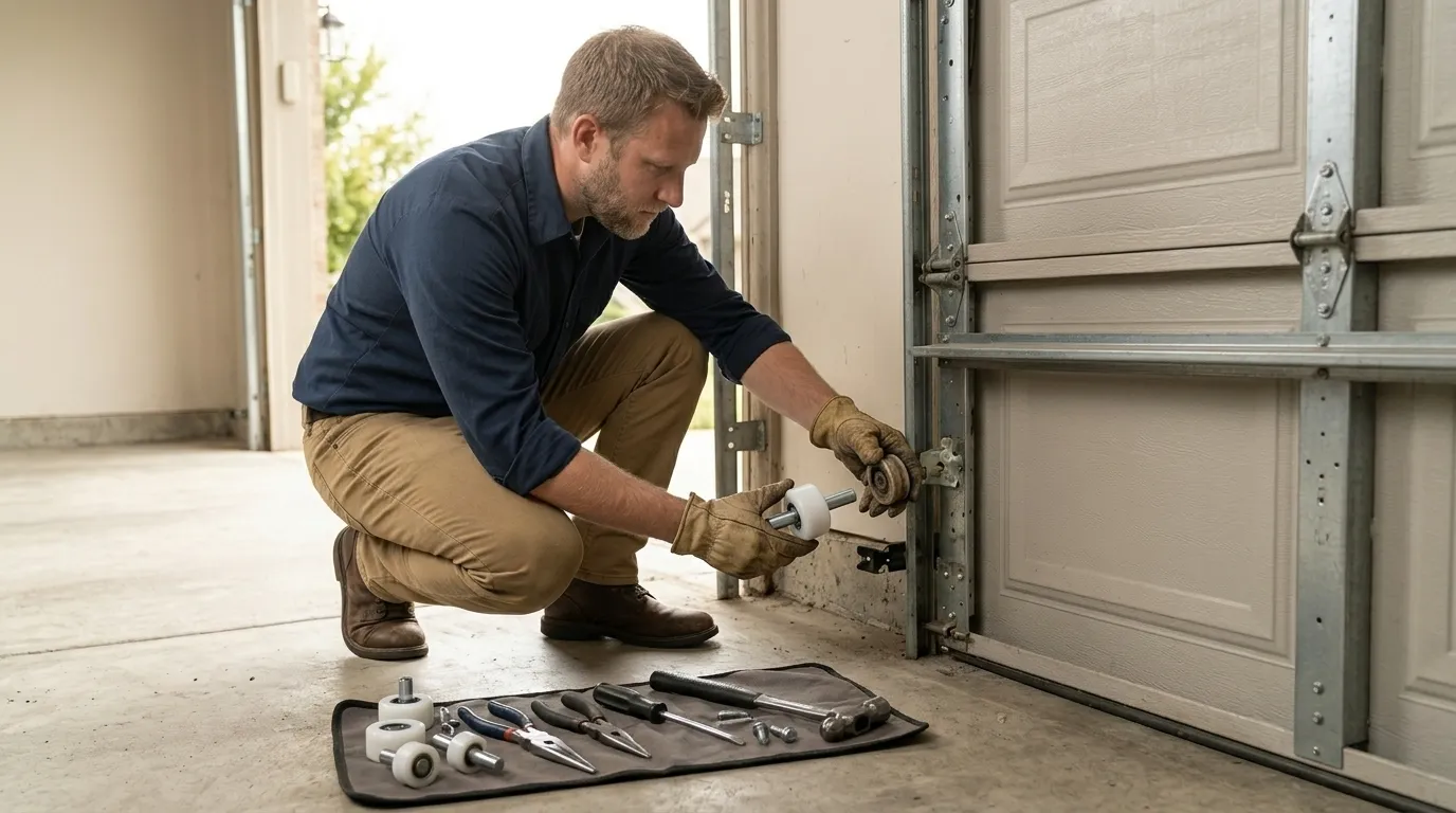 Repaired & tested - Toms River garage door service