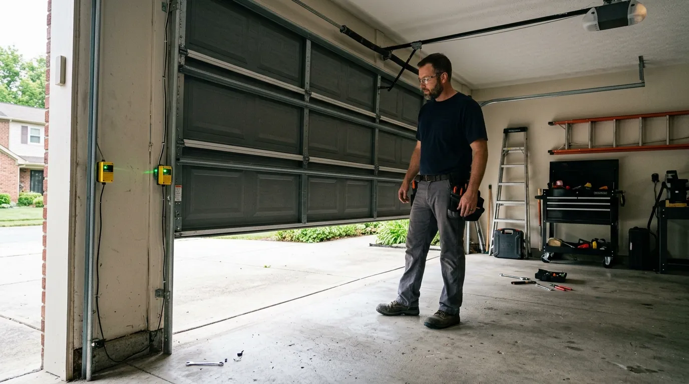 Repaired & tested - Toms River garage door service