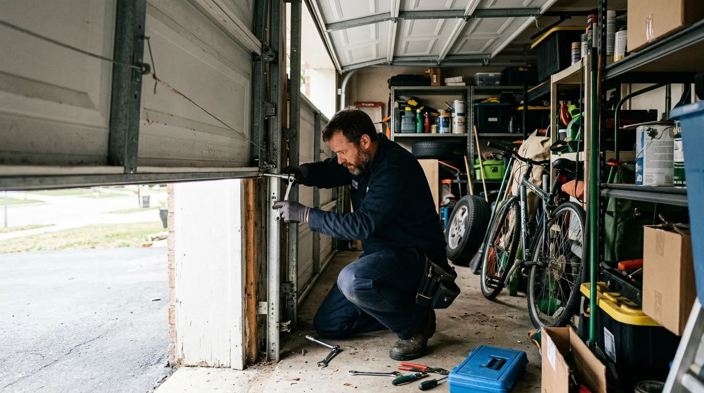 Repaired & tested - Toms River garage door service