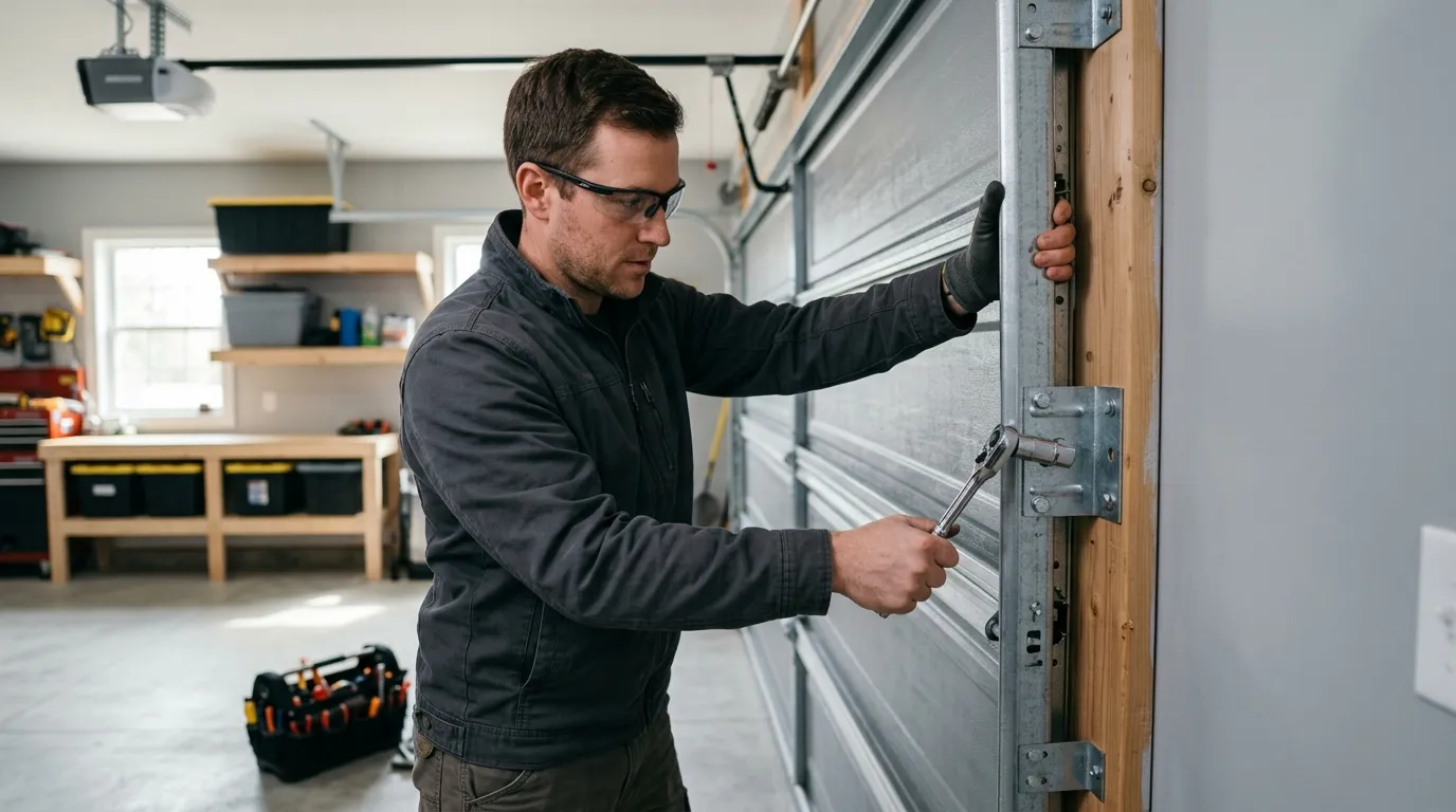 Repaired & tested - Toms River garage door service