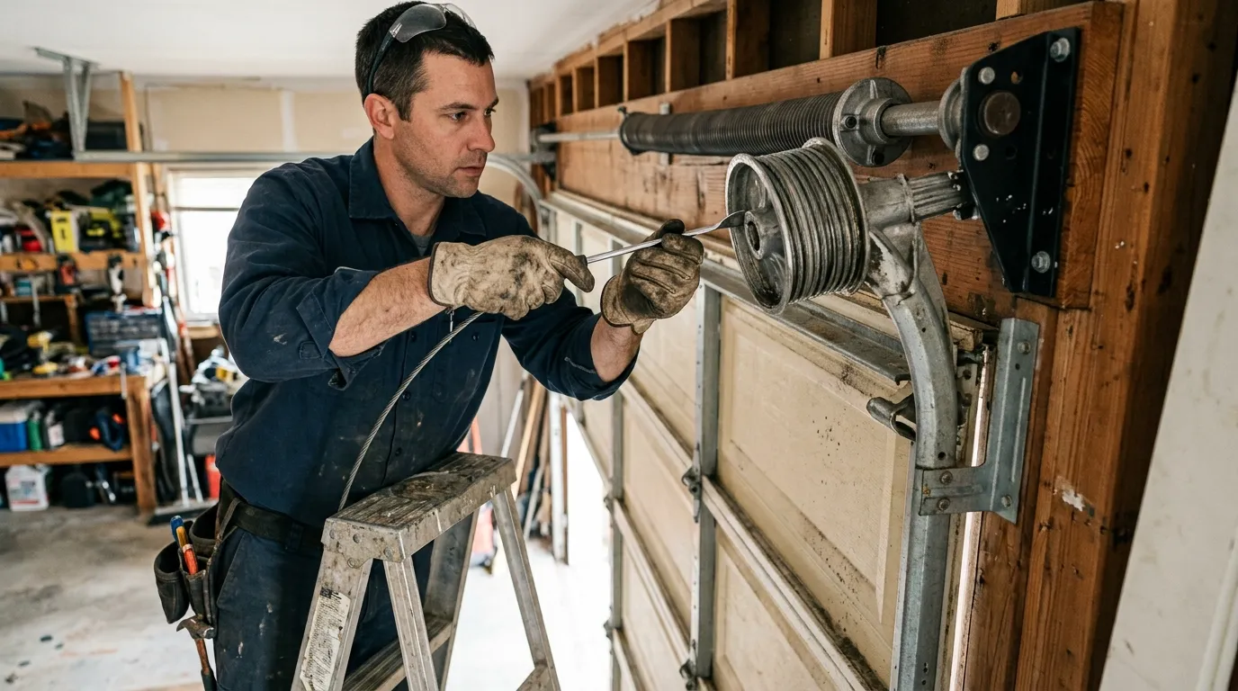 Why Older Toms River Garage Doors Let Cold Air In