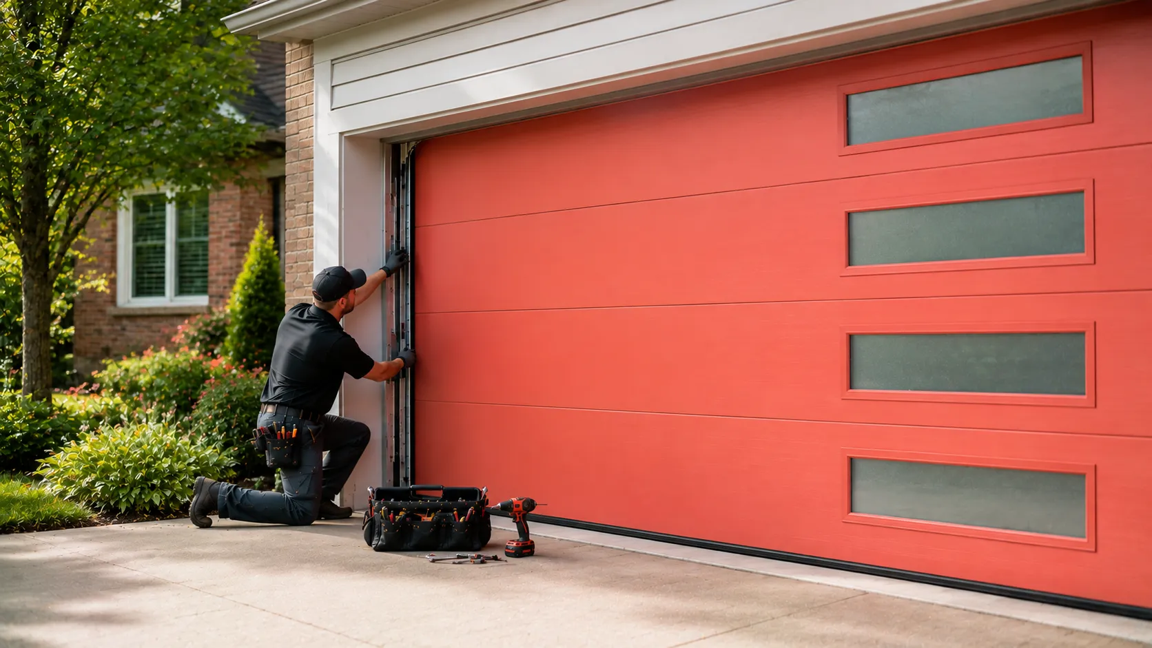 Garage door guides for Toms River homeowners