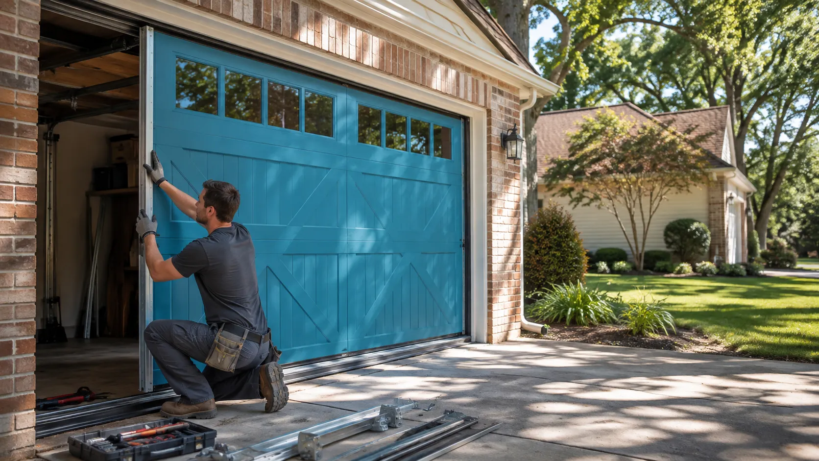 New Garage Door Installation for Pine Lake Park Homes